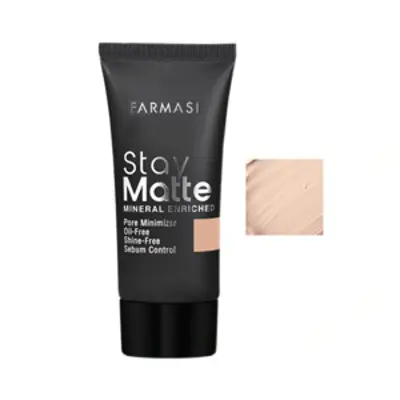 image of STAY MATTE FOUNDATION 30 ML 02 PORCELAIN