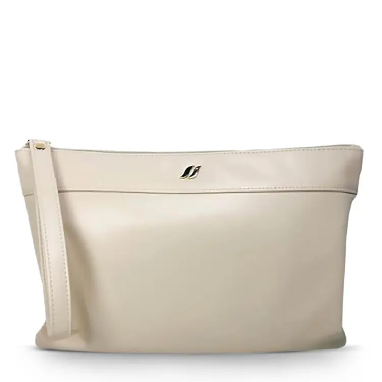 image of LEATHER BAG IVORY